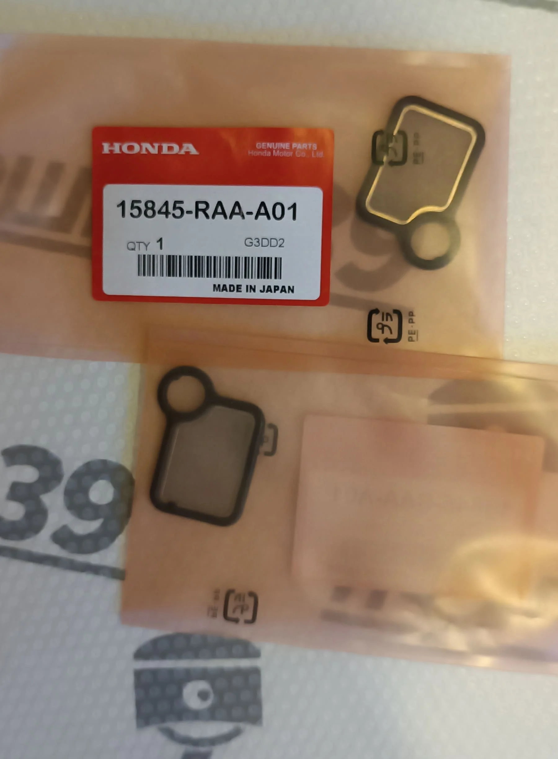 Прокладка-Фильтр сетка VTEC HONDA CR-V ACCORD 15845-RAA-A01