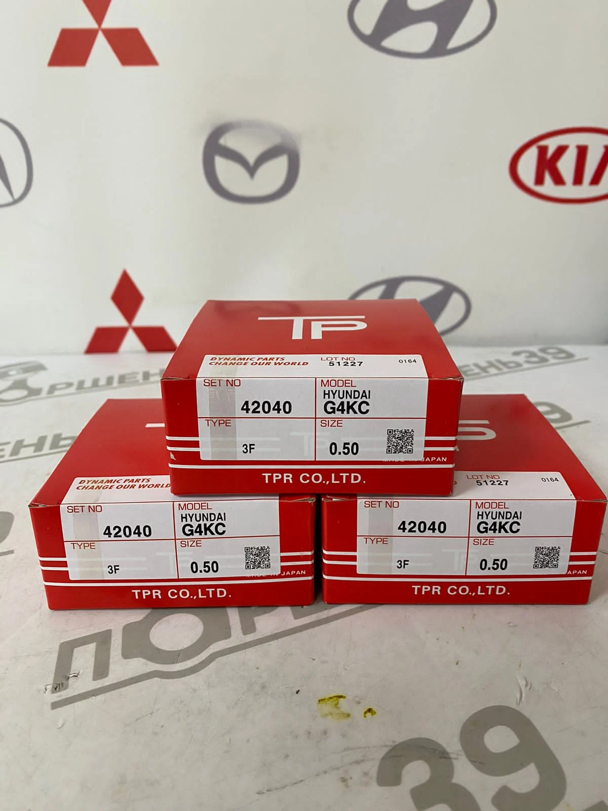 Кольца поршневые комплект 050 HYUNDAI G4KC G4KD TPR 42040.050 23040-25000