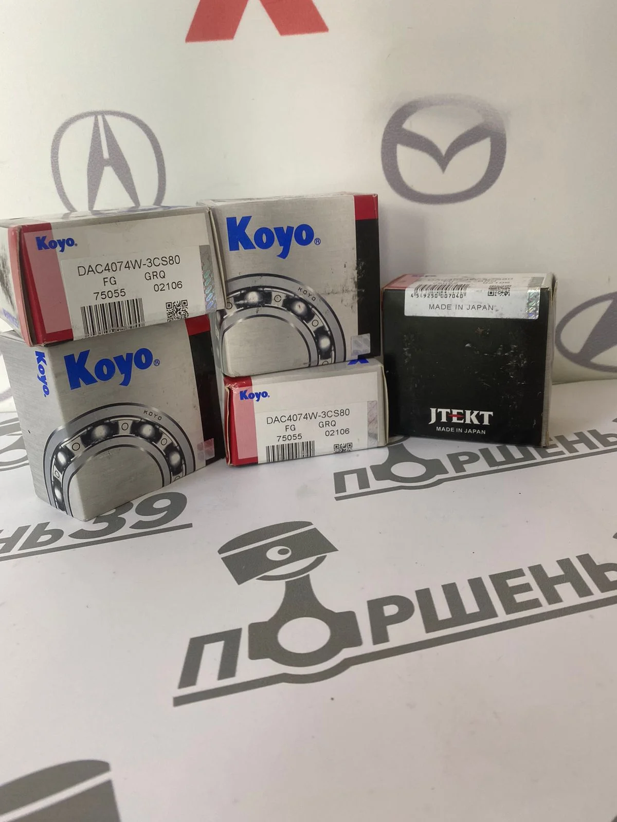 Подшипник передней ступицы TOYOTA 90363-40066 KOYO DAC4074W3CS80
