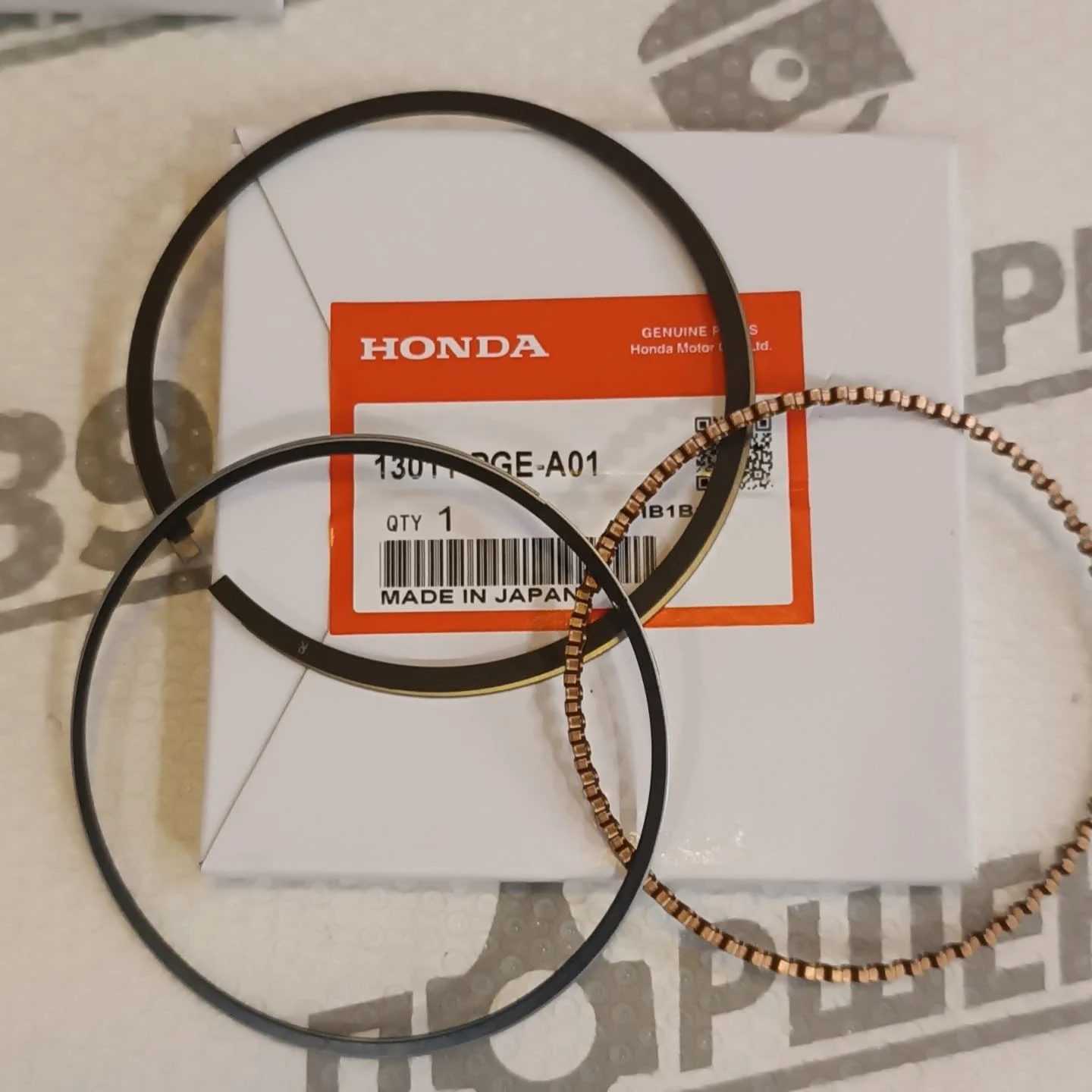 Кольца поршневые комплект HONDA J35A J35Z 13011-PGE-A01 13011-R70-A
