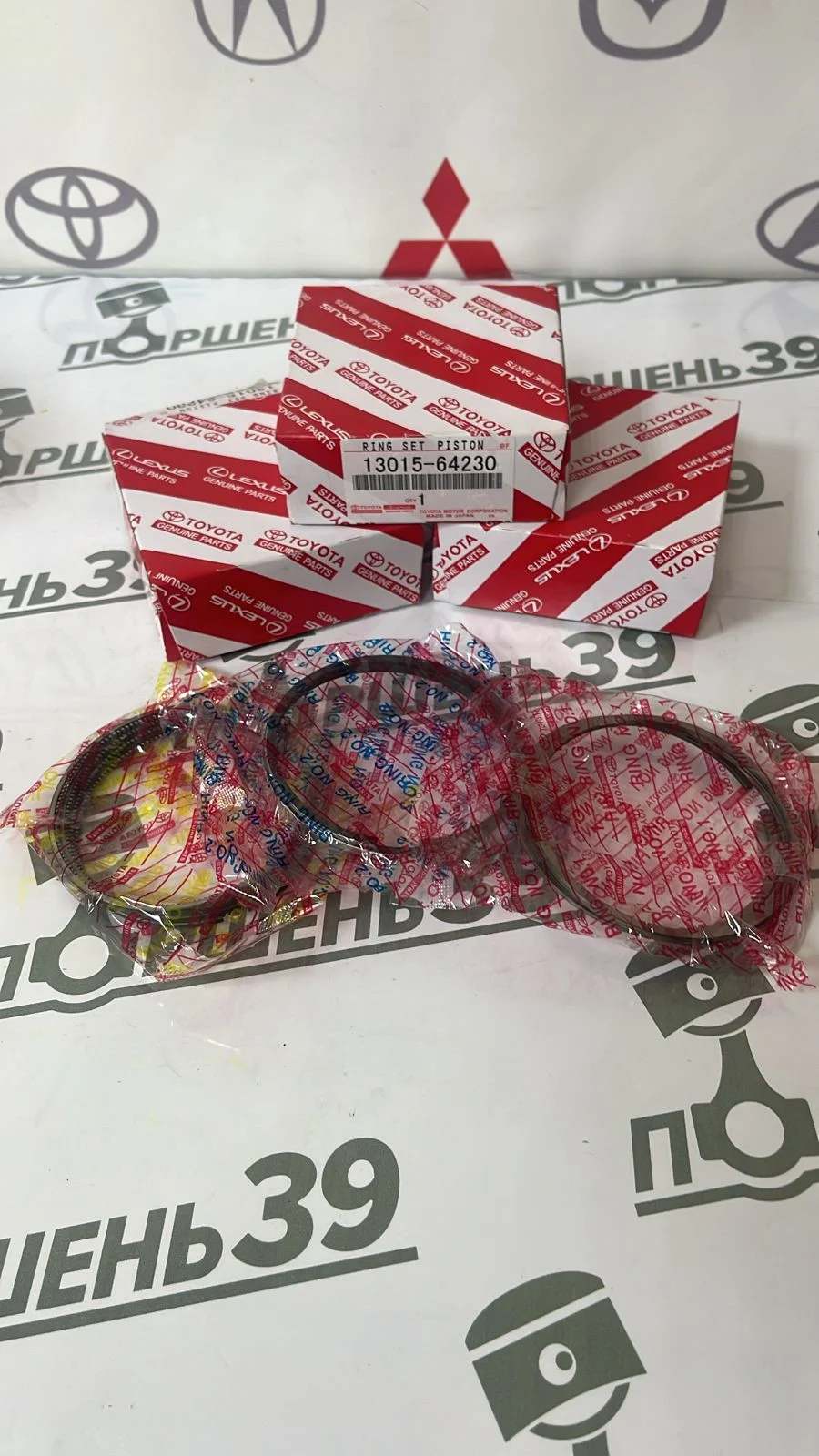 Ремкомплект поршневых колец Toyota 2CT 3CT 1.00 13015-64230