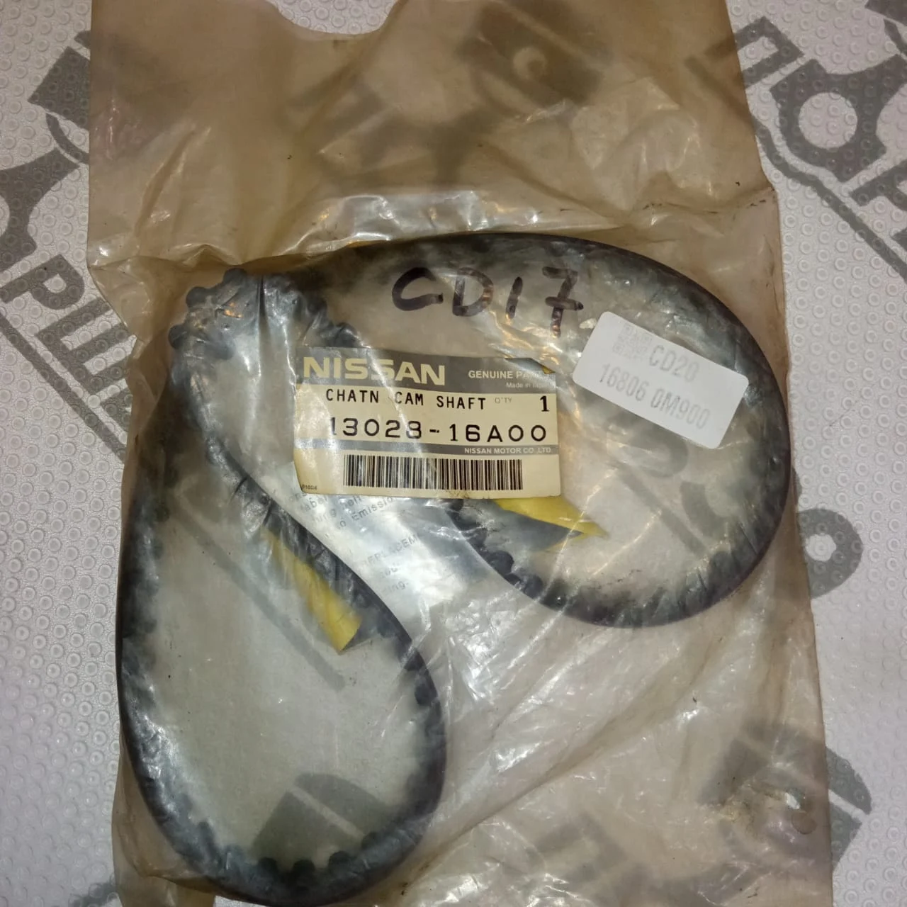 Приводной ремень Грм Nissan Sunny CD17 CD20 13028-16A10 16806-0M900