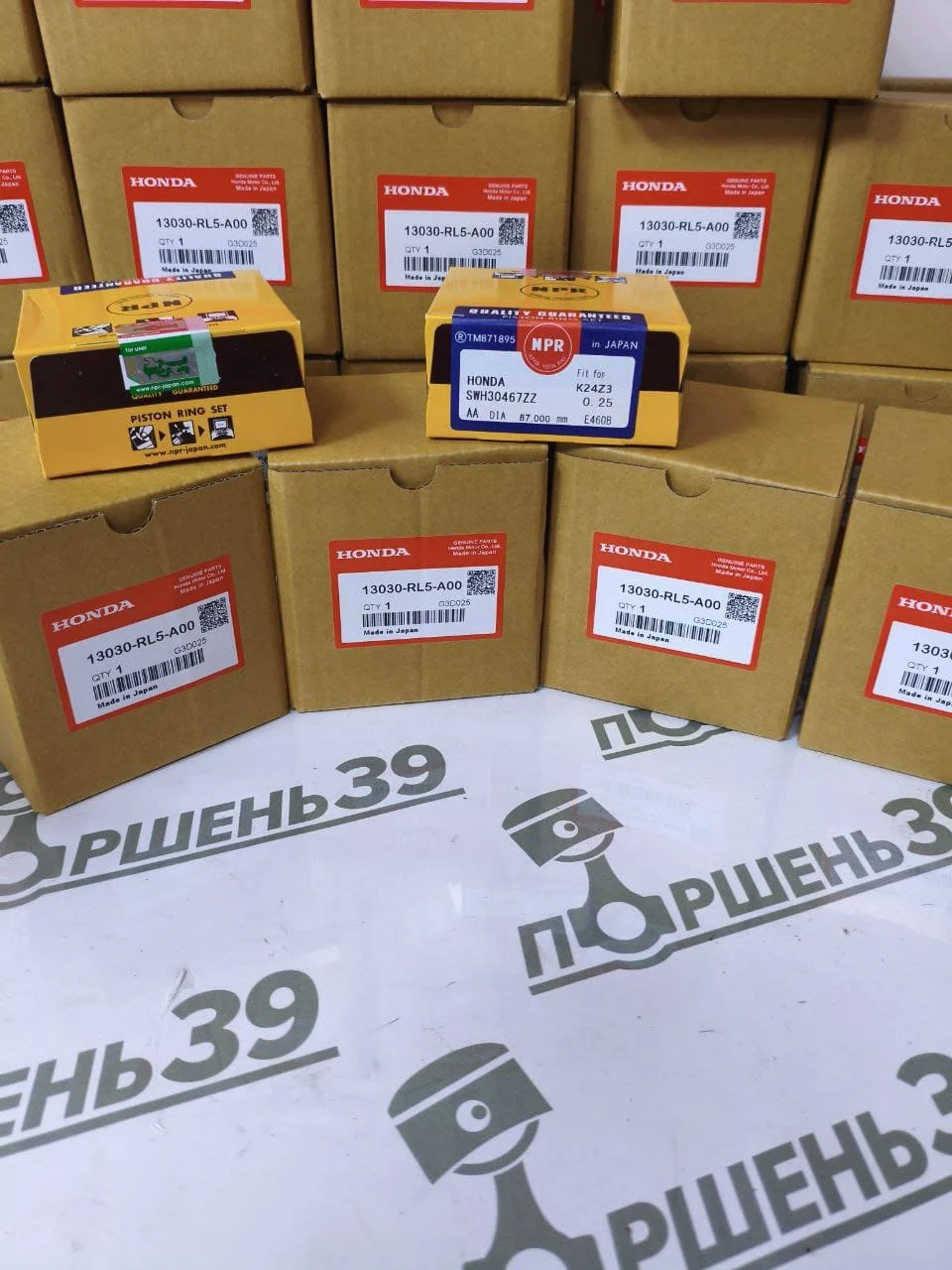 Кольца поршневые к-т 0,25 Honda Accord K24Z3 13021-RL5-A02 NPR SWH30467ZZ025