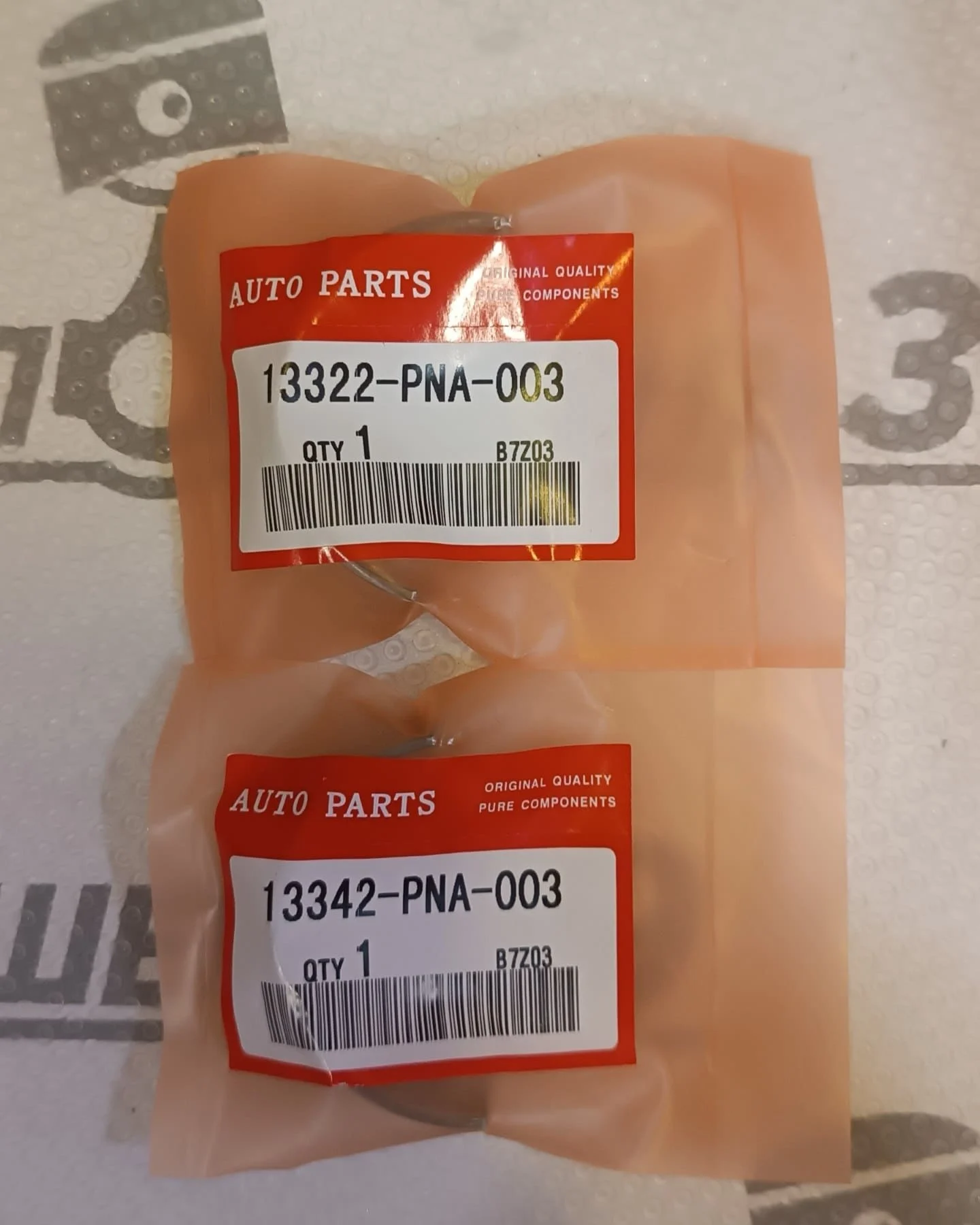 Коренные вкладыши Daido Honda K20A K24A K20Z K24Z 13342-PNA-003 13322-PNA-003