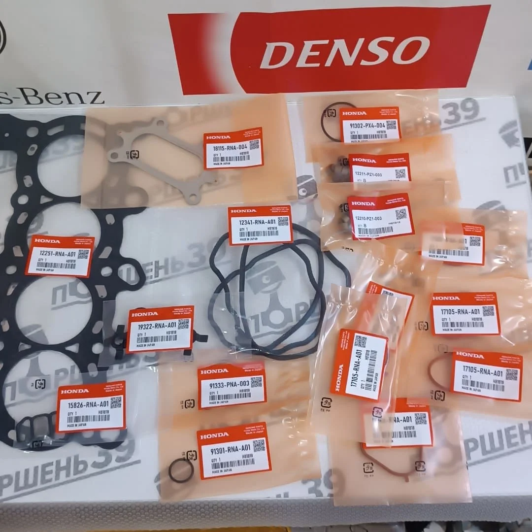 Комплект прокладок двигателя Honda R20A R18A R16A 06110-RNA-000 12251-RNA-A01