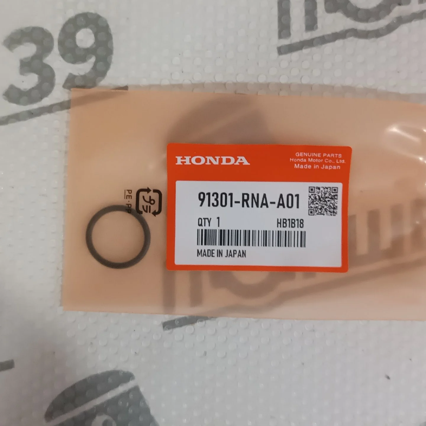Уплотнительное кольцо Honda R20A/R18A 91301-RNA-A01